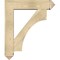 Ekena Millwork Westlake Arts and Crafts Rough Sawn Bracket w/ Offset Brace, Douglas Fir, 8"W x 34"D x 40"H BKT0806X34X40WTL03RDF - alternate 2